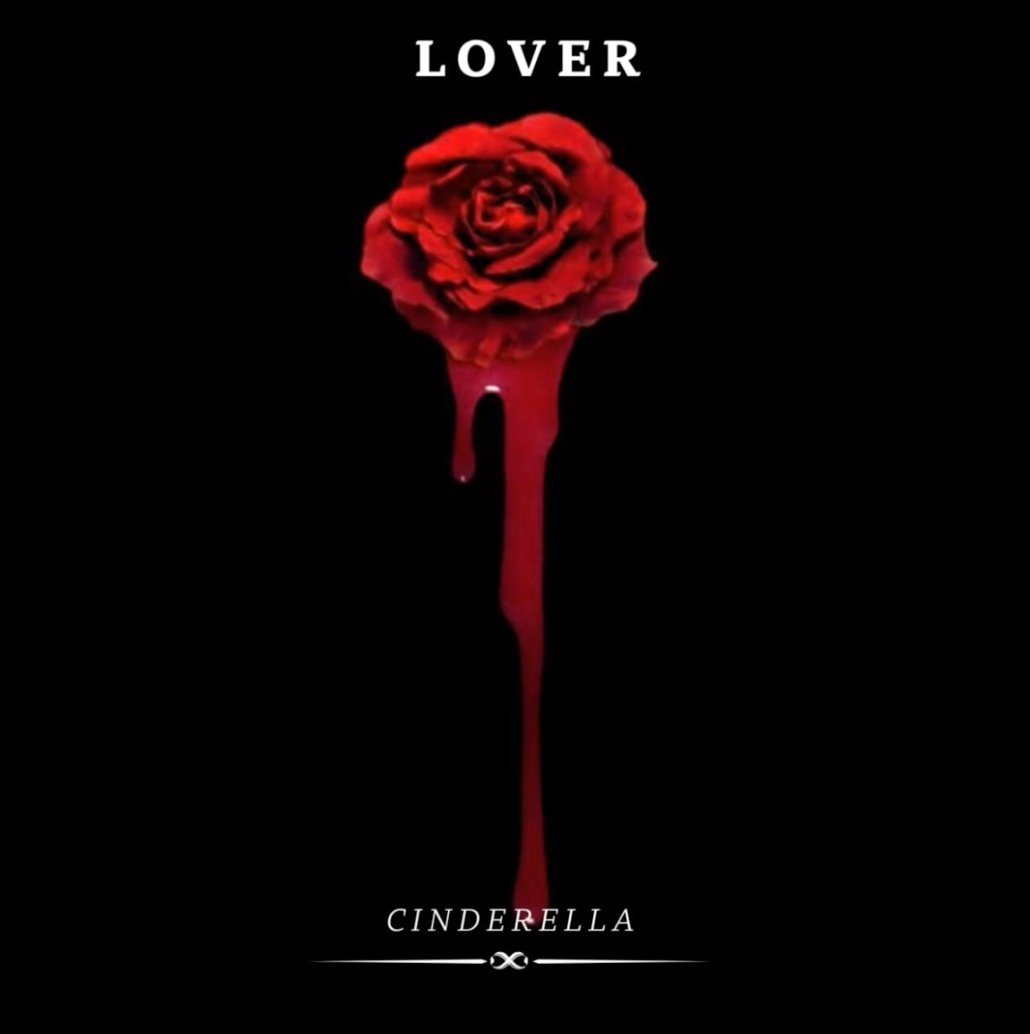 Lover album cover art — a bleeding red rose for Cinderella